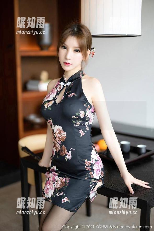 尤蜜荟 - 当小尤奈遇上纯白，高清原图仿佛要把我送进雪白的时空隧道。